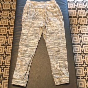 Free People Pants - Grey & White Free People Sweatpants Free People Pants - Grey & White Free People Sweatpants
